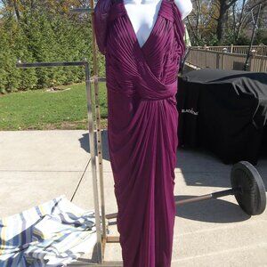 NWT ADRIANNA PAPELL MAGENTA FORMAL GOWN 14W